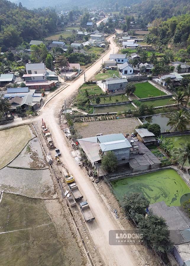 Tong chieu dai toan tuyen thuoc du an la 35,35 km. Trong do, phan tuyen duong trong pham vi noi thi TP Dien Bien Phu dai 5,78 km gom 7 doan tuyen; phan ngoai pham vi do thi dai 29,57 km gom 1 tuyen chinh va 5 tuyen nhanh.