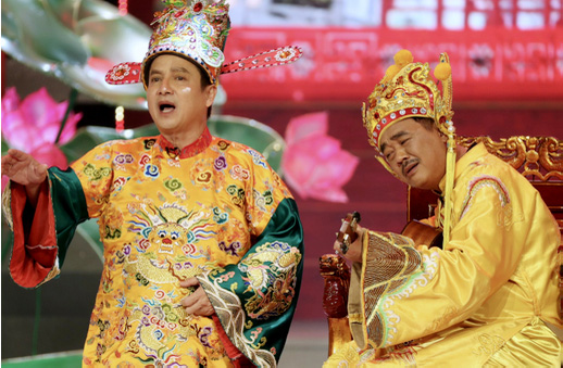 Meritorious Artist Chi Trung at Tao Quan 2022. Photo: Producer