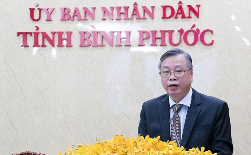 Vice Chairman of Binh Phuoc Provincial People's Committee Huynh Anh Minh was disciplined with a warning. Photo: binhphuoc.gov.vn