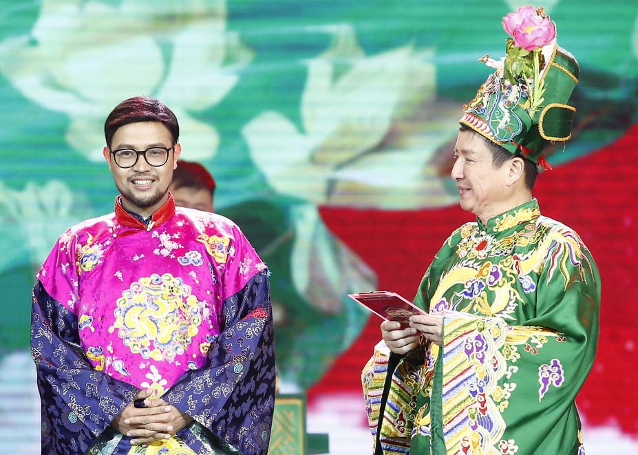 Meritorious Artist Chi Trung at Tao Quan 2025. Photo: Producer