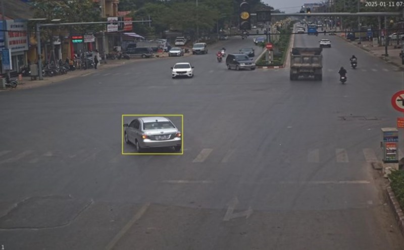 After 20 days from the date the fine notice is sent, if the car owner does not come, the police will send the information to the registration agency. Photo: Bac Giang Police