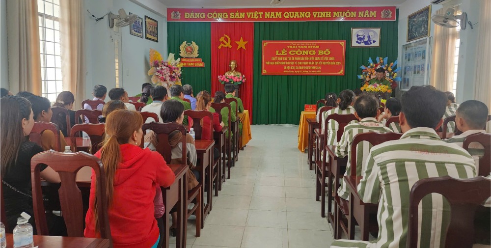 Chinh sach giam an the hien su khoan hong cua phap luat. Anh: Van Vu