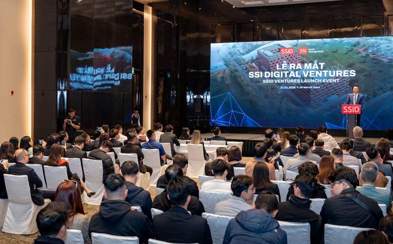 Overview of the launching ceremony of SSI Digital Ventures to support innovative businesses, especially in the fields of digital technology and Blockchain. Photo: SSI