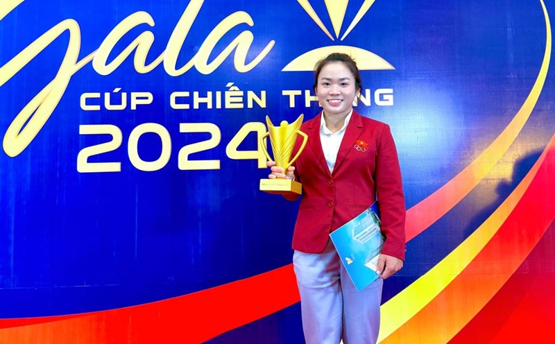 Rower Nguyen Thi Huong. Photo: Organizing Committee