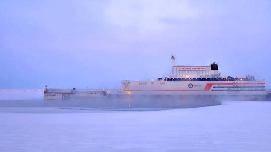 Akademik Lomonosov floating nuclear power plant in Russia. Photo: Rosatom