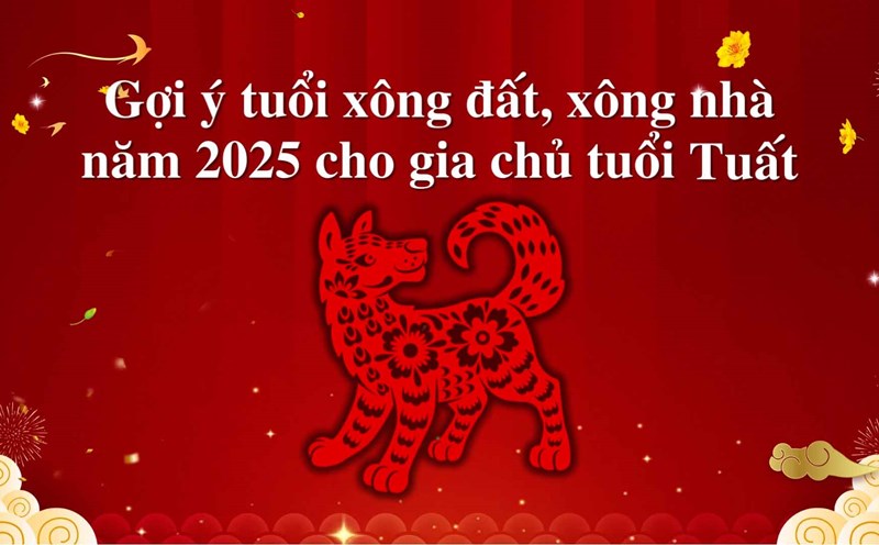 Suggested age to enter the house in 2025 for the homeowner born in the year of the Dog