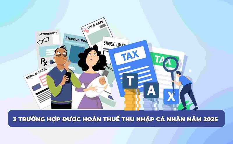 3 cases of personal income tax refund in 2025
