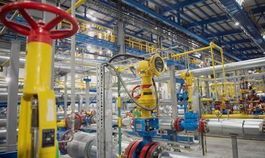 Dòng khí đốt Nga trung chuyển qua Ukraina đã dừng lại vào ngày 1.1.2025. Ảnh: Xinhua