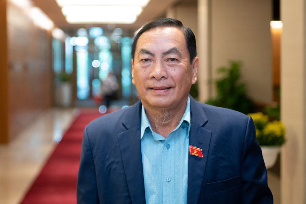 Delegate Pham Van Hoa (National Assembly Delegation of Dong Thap Province). Photo: Pham Dong