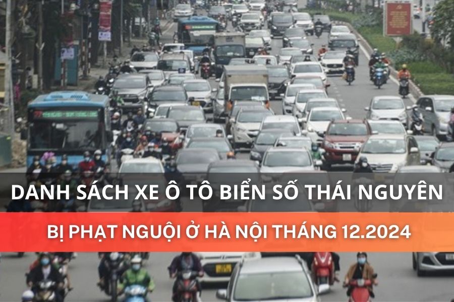 List of fines for December 2024