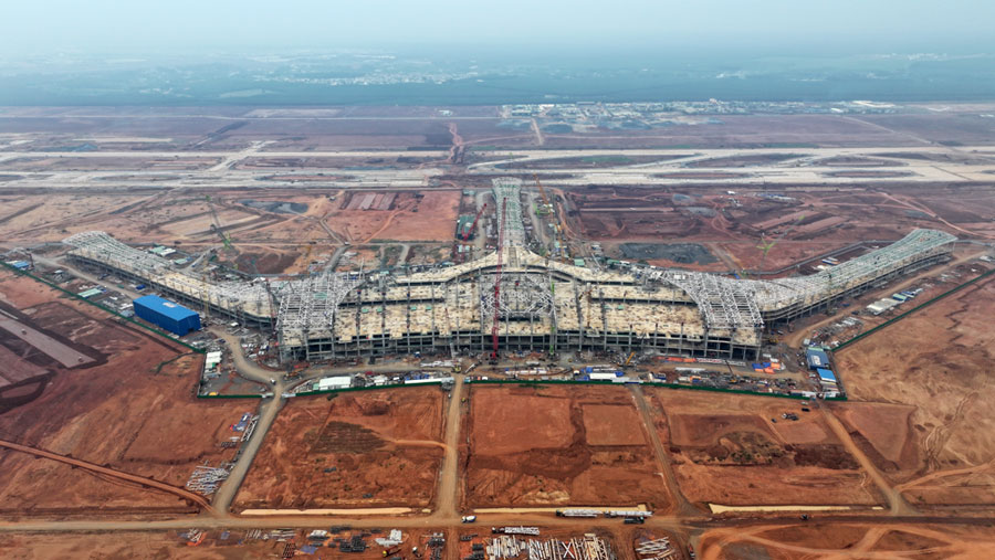 Long Thanh International Airport project is a highlight in removing traffic infrastructure bottlenecks. Photo: Tri Minh