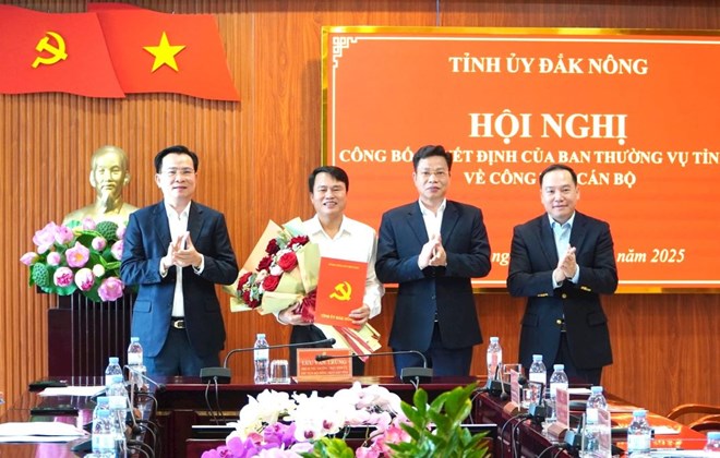 Đắk Nông có Phó Trưởng Ban Thường trực Ban Dân vận Tỉnh ủy