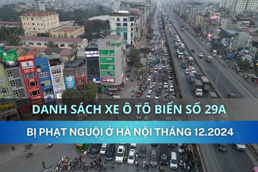 List of fines for December 2024