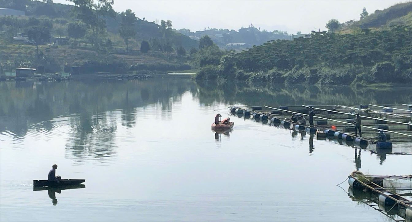 The area where the drowning occurred. Photo: Lam Hong