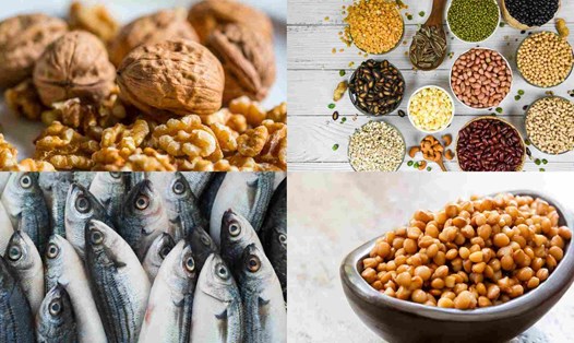 Phụ nữ mãn kinh có thể bổ sung một số thực phẩm ngăn đường huyết cao. Đồ họa: Hạ Mây