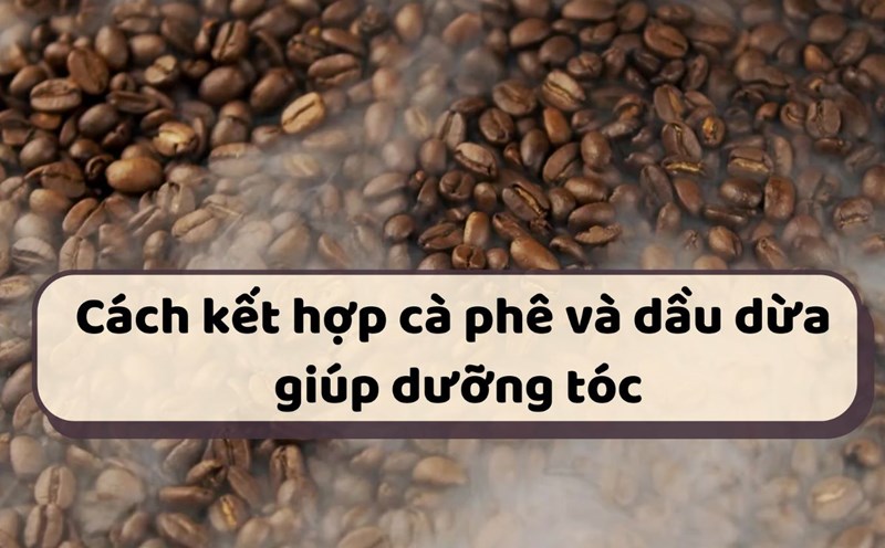 How to combine coffee and coconut oil to nourish hair