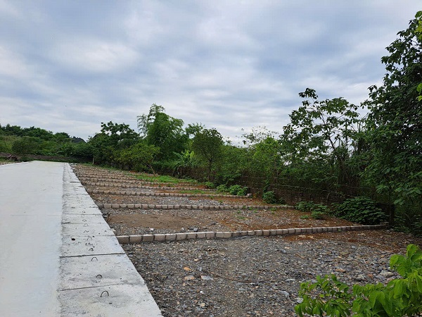 Plots of land cost about 7 million VND/m2 in Chuong My district, Hanoi. Photo: Luc Giang