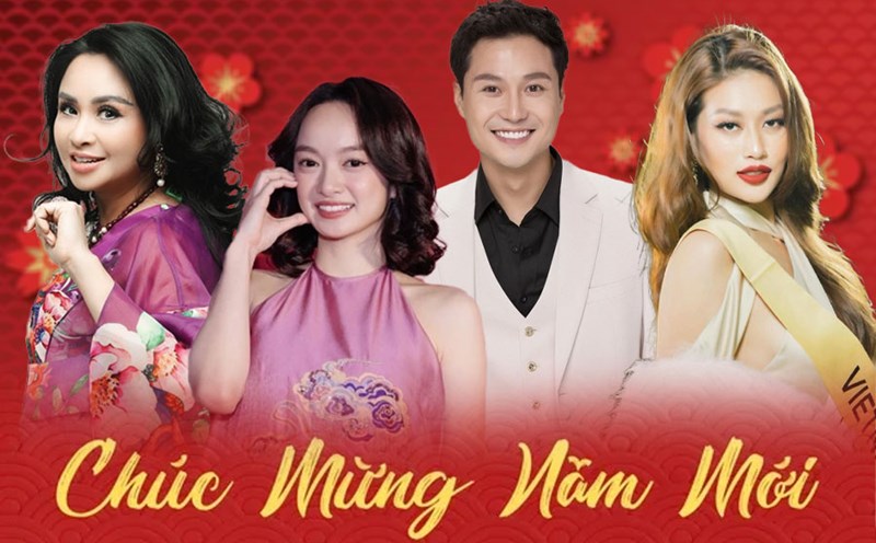 Kaity, Thanh Son and other stars wish Lao Dong Newspaper readers a Happy New Year