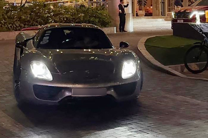 Porsche 918 Spyder was recently spotted in Ho Chi Minh City. Photo: Supercar In VietNam