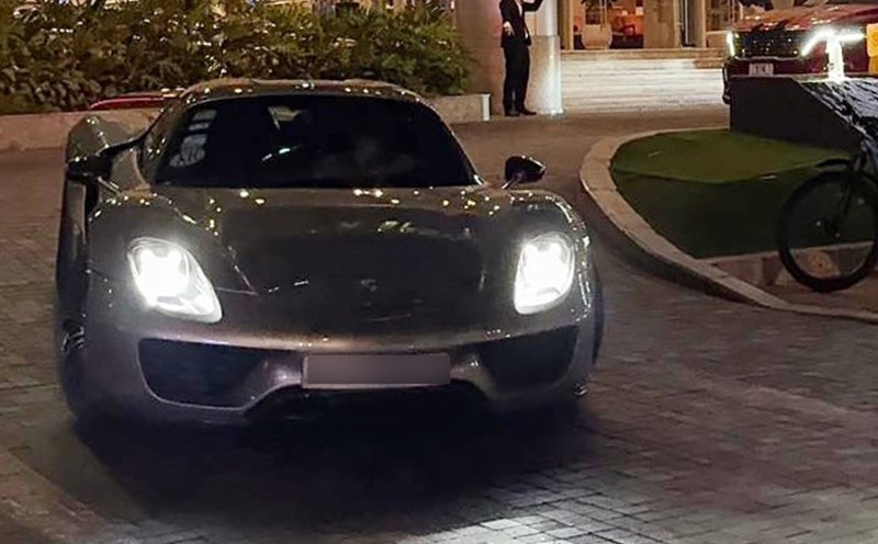 Porsche 918 Spyder was recently spotted in Ho Chi Minh City. Photo: Supercar In VietNam
