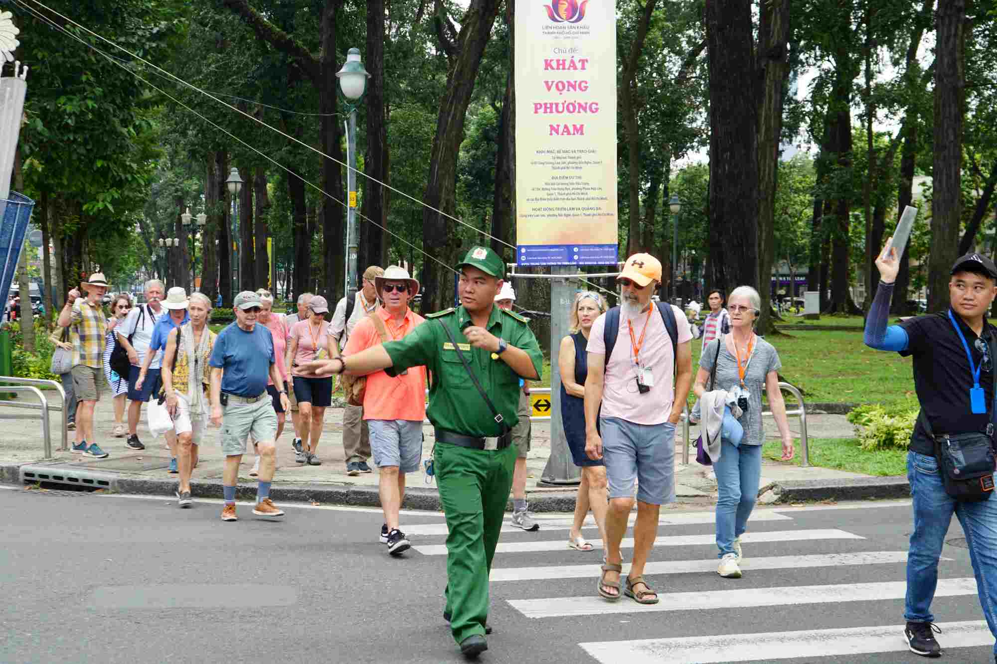 Ho Chi Minh City attracts many international visitors. Photo: THANH CHAN