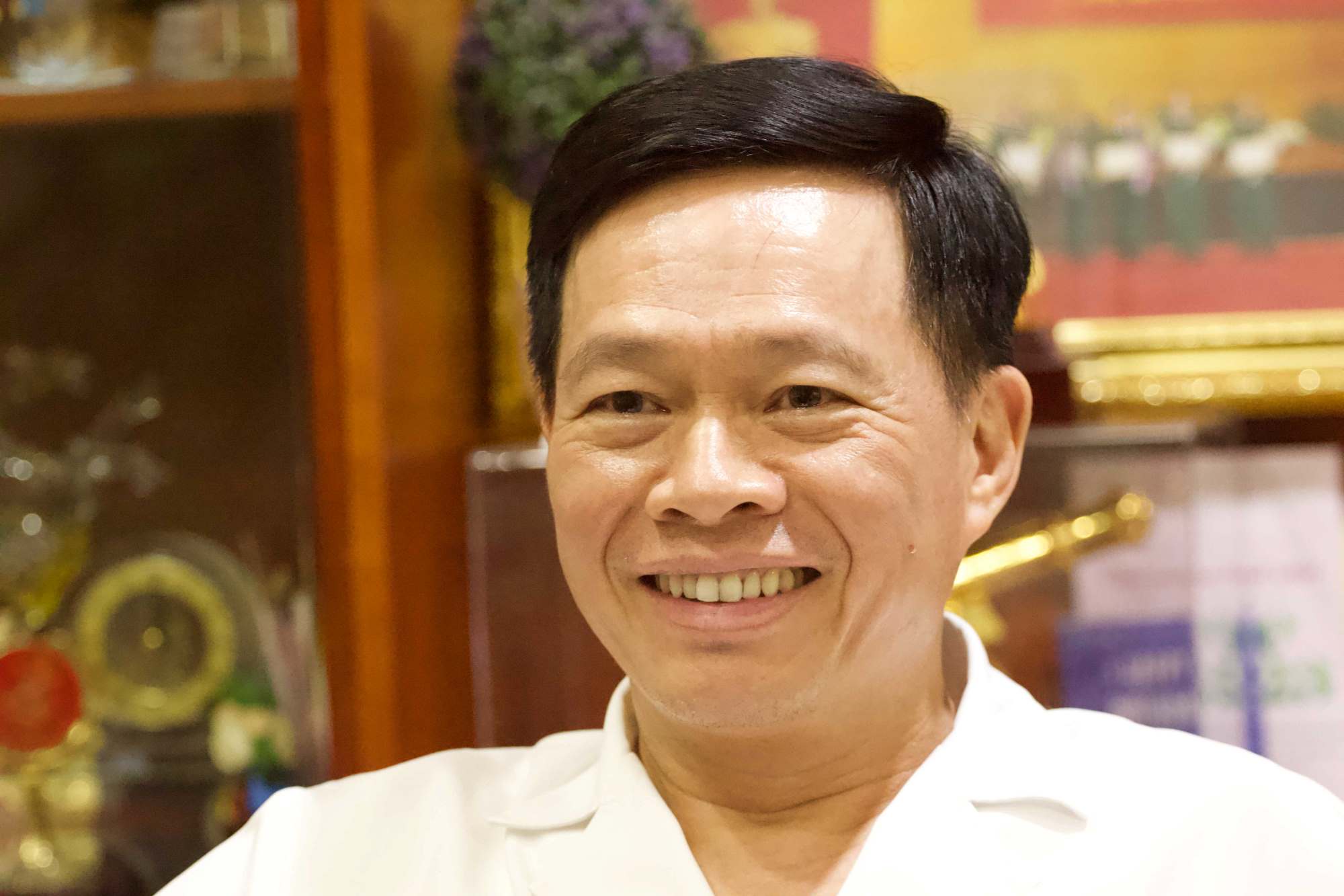 Portrait of Professor Nguyen The Hoang - "the body wizard" of Vietnam. Photo: THUY LINH