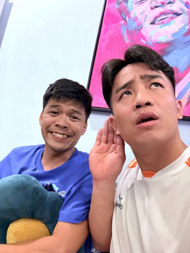 Do Duy Nam va Trung “Ruoi” duoc coi la cap bai trung trong dien xuat. Ca hai cung tham gia Tao Quan, Gap nhau cuoi nam... va nhieu san pham hai khac. Anh: VFC.