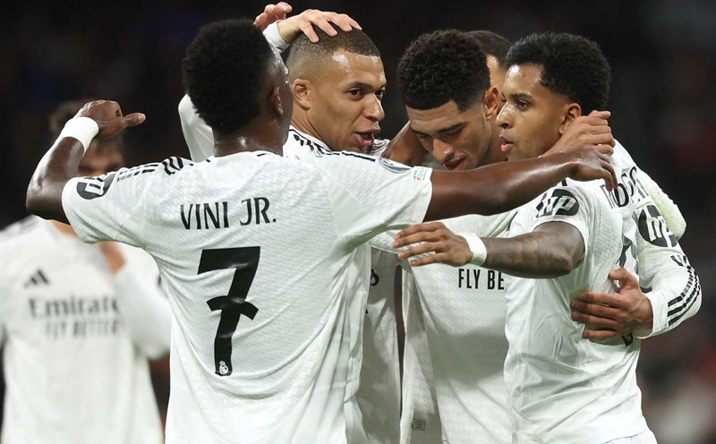 Real Madrid had a perfect match against Salzburg. Photo: AFP