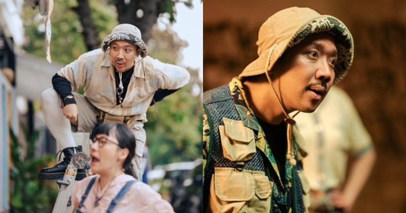 Tran Thanh and his appearance in the movie The Four Guardians. Photo: Producer