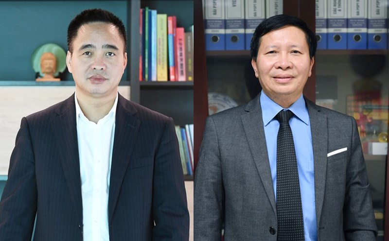 Mr. Pham Manh Hung (left) and Mr. Vu Hai Quang were reappointed as Deputy General Directors of the Voice of Vietnam (VOV). Photo: VGP