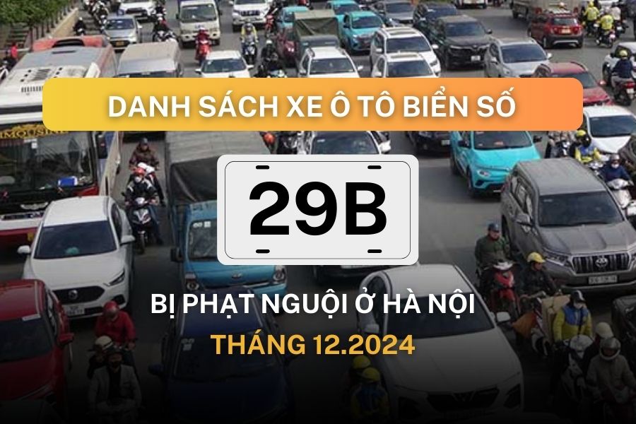 List of fines for December 2024