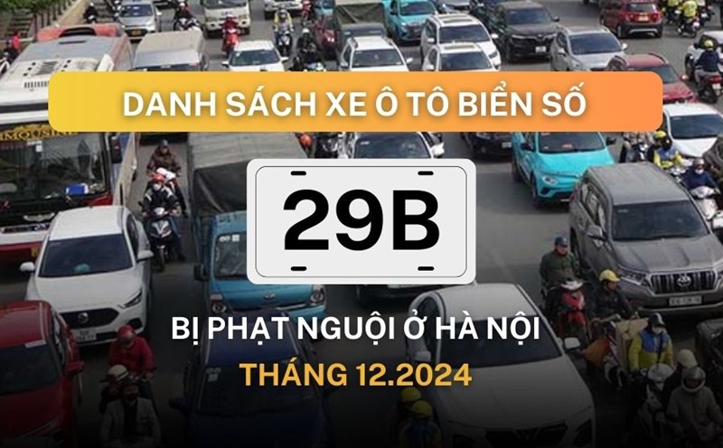 List of fines for December 2024