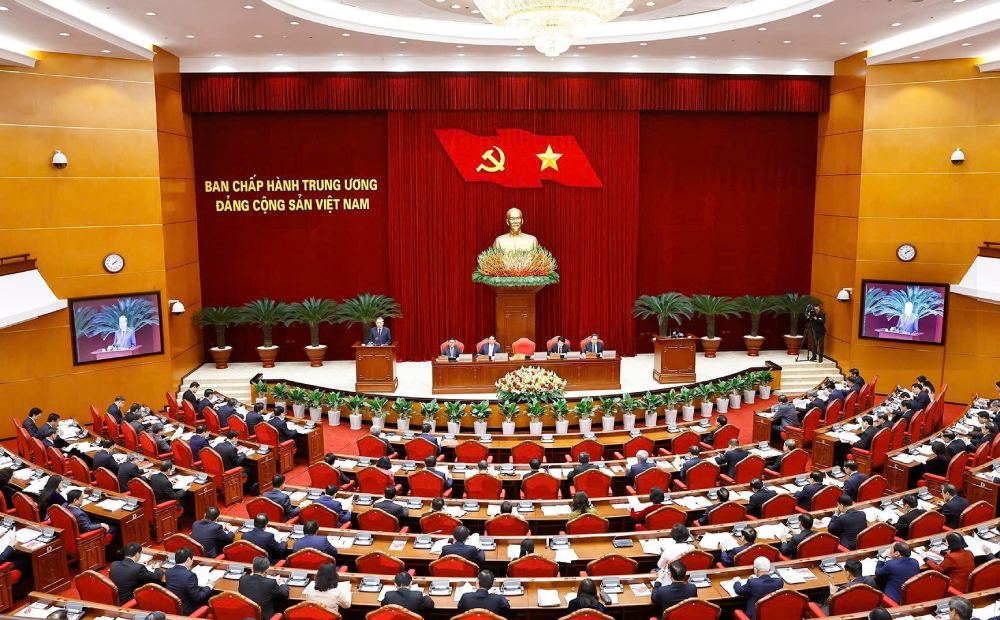 Opening session of the 13th Party Central Committee Conference. Photo: VNA