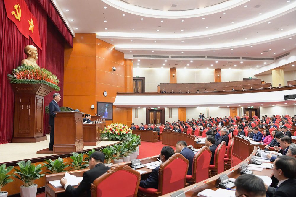 The 13th Central Executive Committee Conference. Photo: Nhat Bac