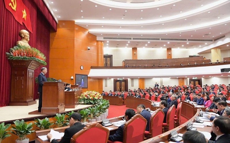 The 13th Central Executive Committee Conference. Photo: Nhat Bac