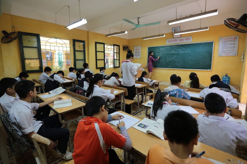 Regulations on extra teaching and learning will take effect from February 2025. Illustration photo: Hai Nguyen