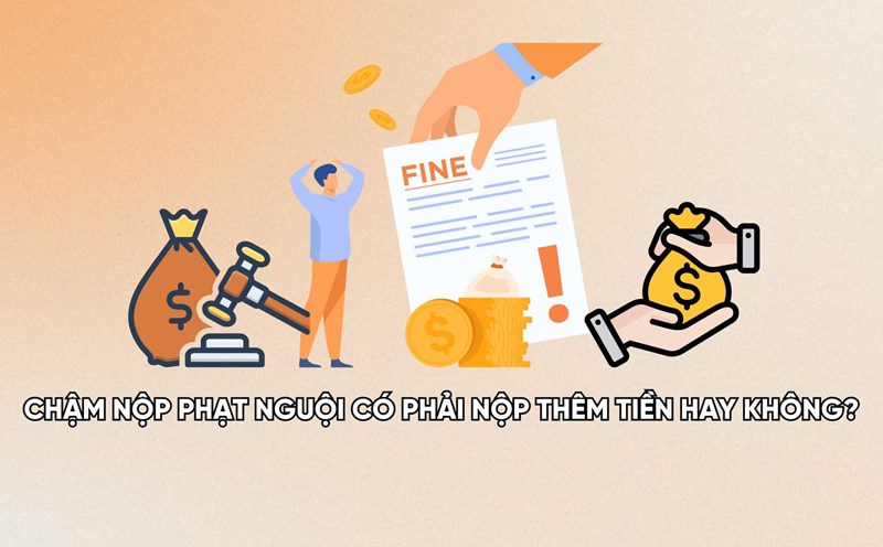 Many car owners wonder whether they have to pay extra money for late payment of fines. Graphics: Ngoc Diep