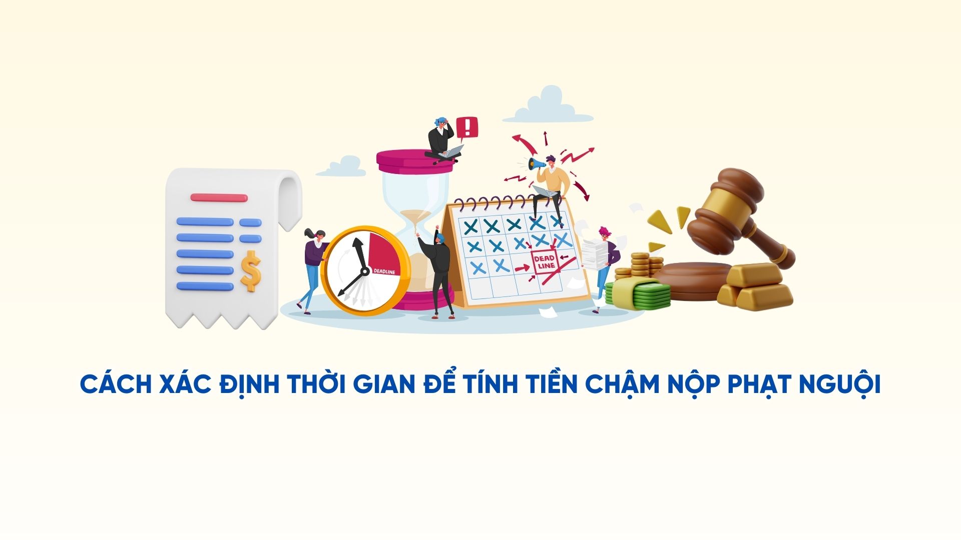 How to determine the time to calculate late payment fines is a topic that many people are interested in. Graphics: Ngoc Diep