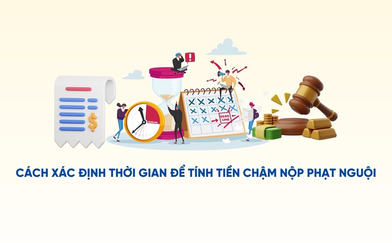 How to determine the time to calculate late payment fines is a topic that many people are interested in. Graphics: Ngoc Diep