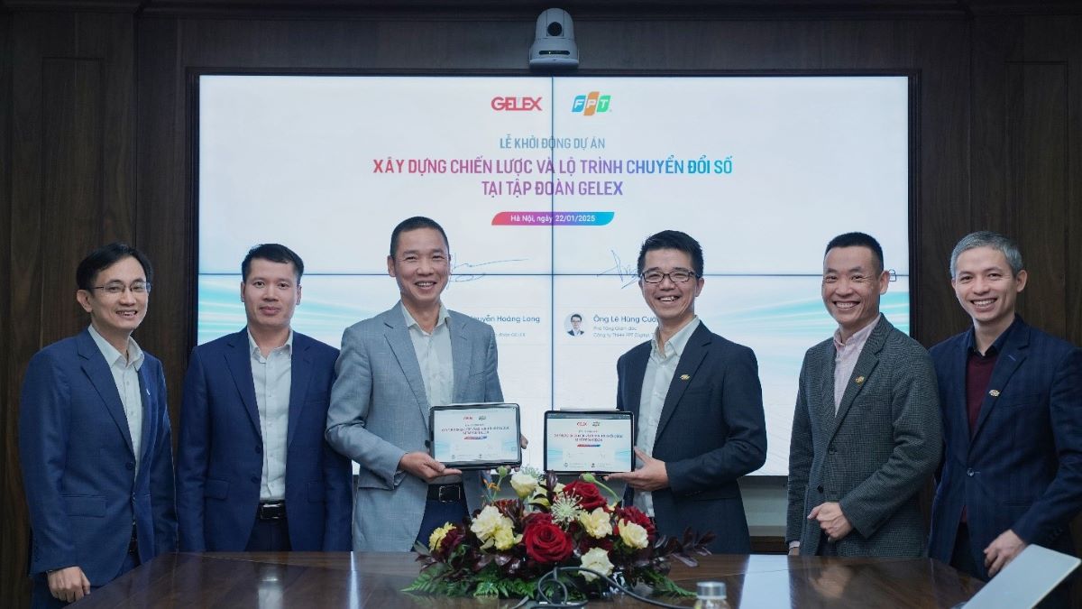 Representatives of the Board of Directors of GELEX Group & FPT Group at the Event. Photo: FPT Digital