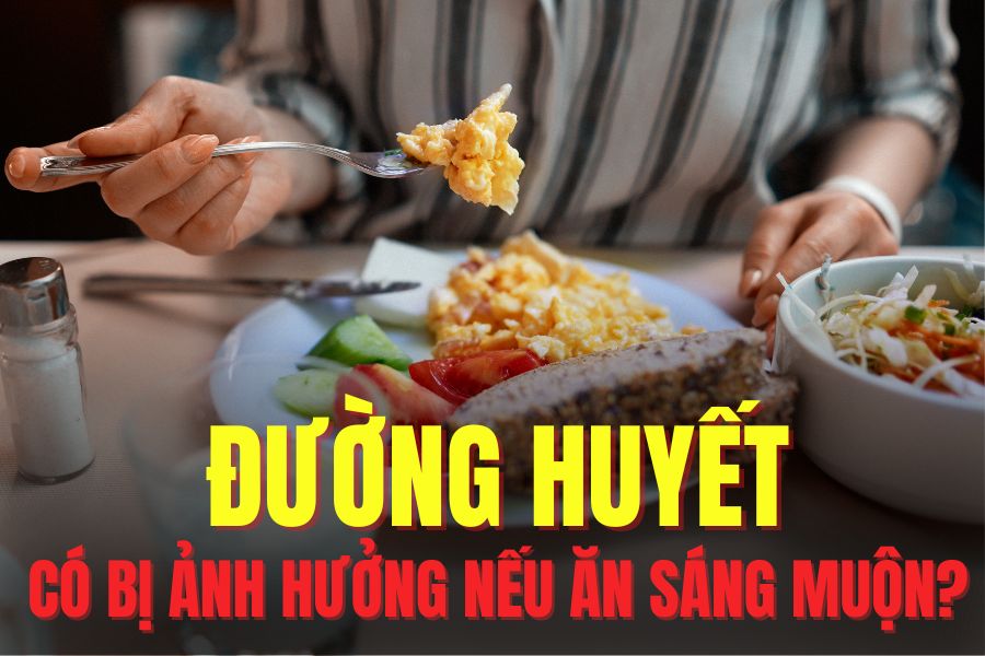 Blood sugar can be affected if you eat breakfast late or skip breakfast. Graphics: Hoai Lan