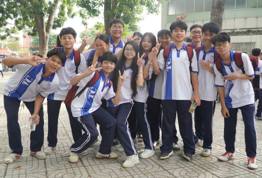 Students in Ho Chi Minh City. Photo: Chan Phuc