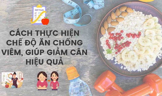 Cách thực hiện chế độ ăn chống viêm, giúp giảm cân hiệu quả