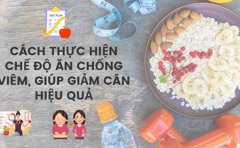 How to follow an anti-inflammatory diet to help lose weight effectively