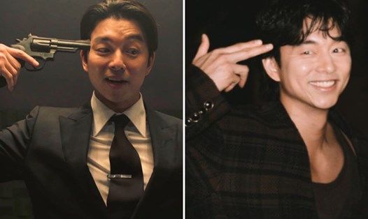 Gong Yoo tái hiện cảnh phim trong "Squid Game 2". Ảnh: X