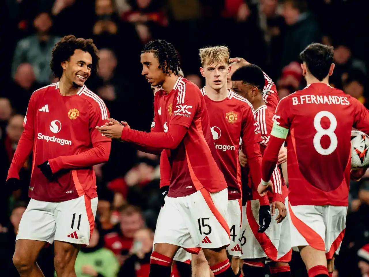 Man United won a hard-fought victory over Rangers. Photo: MUFC