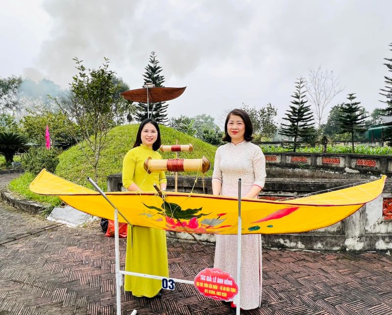 The kite flute festival in memory of the great physician Le Huu Trac will be held in Huong Son district (Ha Tinh) in 2023. Photo: Le Van Vy.
