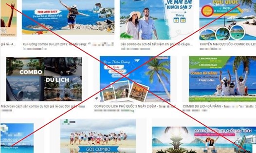 Những tour du lịch giá rẻ được rao bán tràn lan. Ảnh: T.X