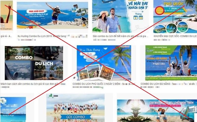 Cheap tours are being advertised everywhere. Photo: T.X