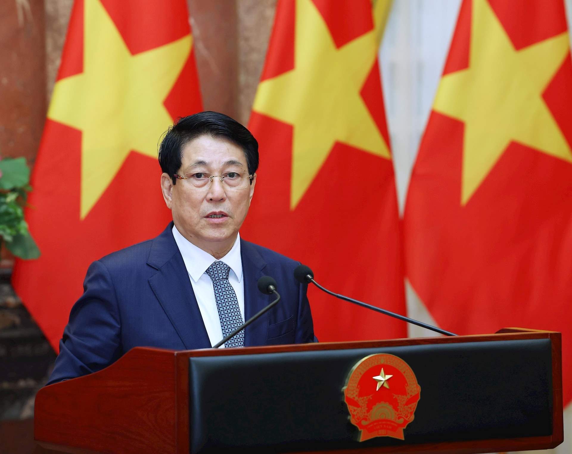 Politburo member and President Luong Cuong. Photo: VNA